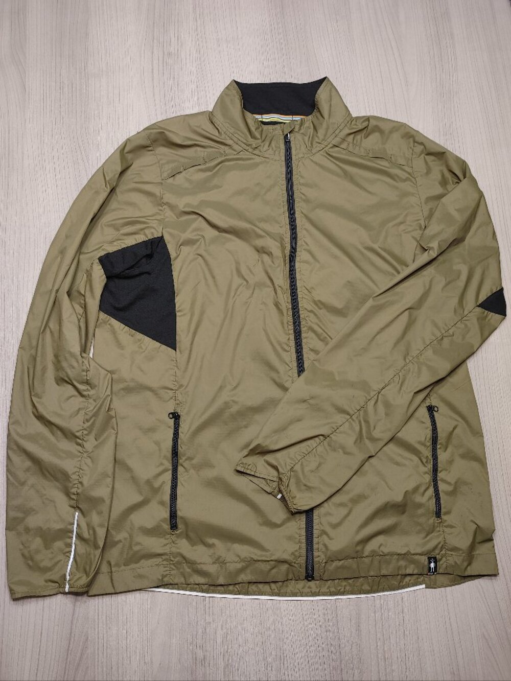 Men's Smartwool Merino Sport Active Ultralight Jacket olive-green Size L